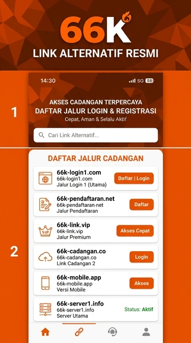 Link Alternatif 66k untuk Pengguna Android