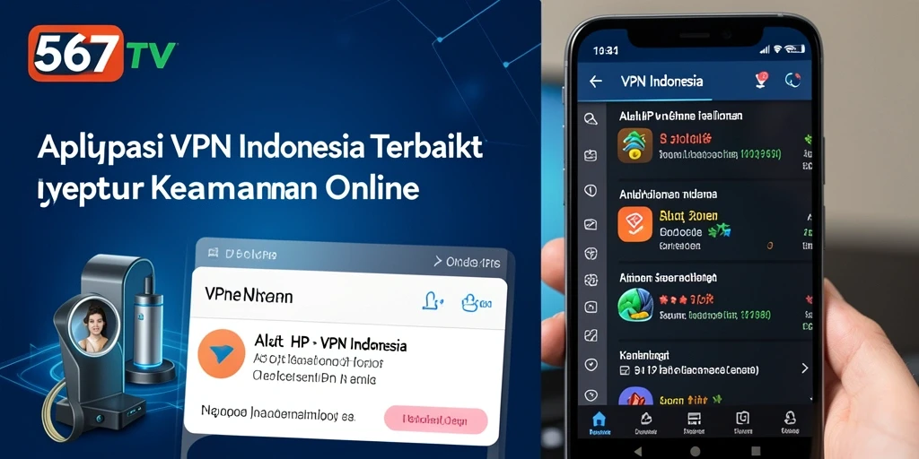 Antarmuka intuitif <strong>567TV</strong> untuk pengalaman VPN yang lebih baik.