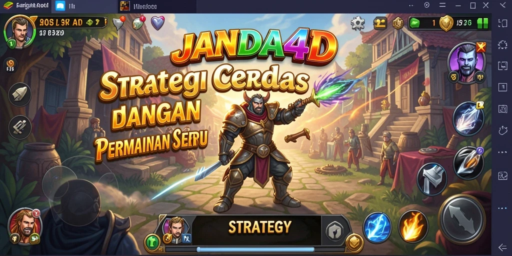Tampilan antarmuka seru dan strategis dalam JANDA4D.