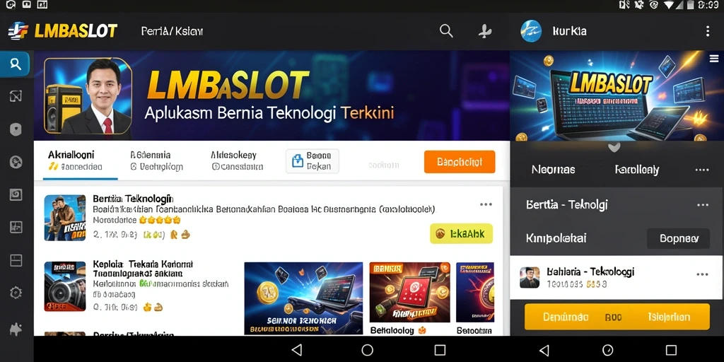 Antarmuka LMBASLOT yang modern dan informatif.