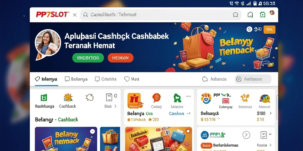 Antarmuka aplikasi PP7SLOT yang menarik dan mudah digunakan.